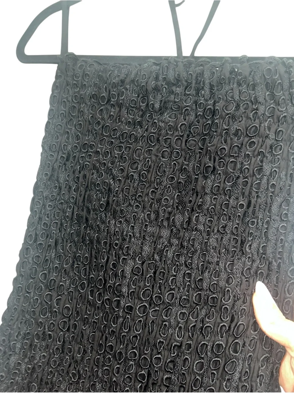 NEW NWT Charo Ruiz Ibiza Megan Smocked Mini Dress In Black - Picture 7 of 13